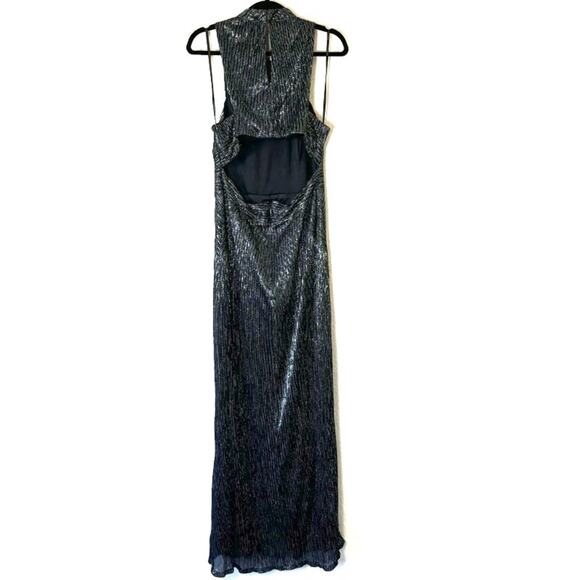 BCBGeneration Emerald Green Shimmer Party Maxi Dress Size 12 - Picture 3 of 7